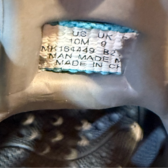 Merrell Kids' Gray Water Shoes with Pink and Blue Accents Crocs Velcro 10c - Picture 7 of 7